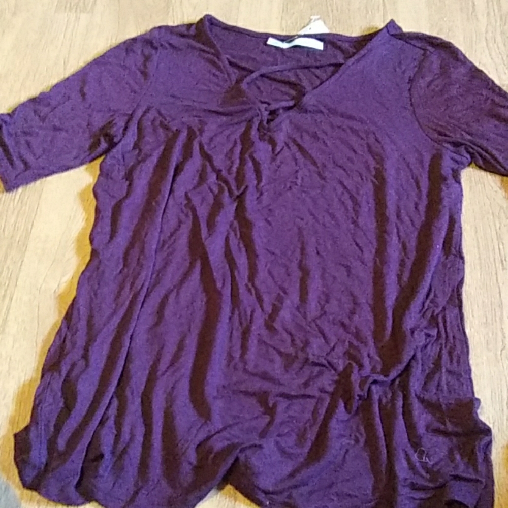 Eggplant, 3/4" sleeve